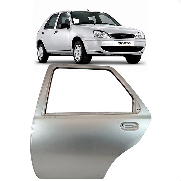 Porta Traseira Esquerda Ford Fiesta 2000 2001 2002 2003 2004
