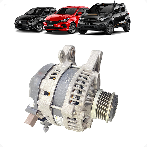 Alternador Mobi Fiat Argo Cronos Uno 1.0 1.3 2018 a 2023
