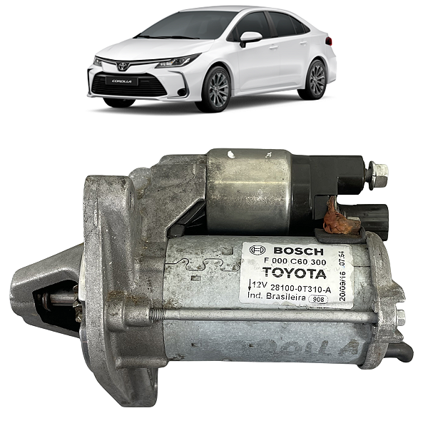 Motor Arranque Partida Toyota Corolla XEi 2.0 2015 a 2019