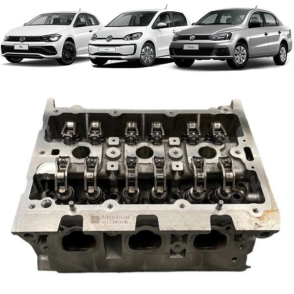 Cabeçote VW Polo Up! EA211 1.0 3cc 2017 a 2022 Stander