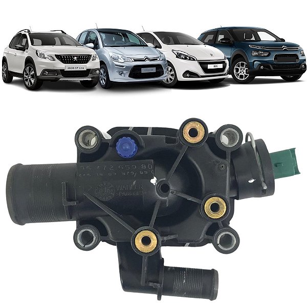Carcaça Válvula Termostática Peugeot 2008 208 Citroen C3 1.6