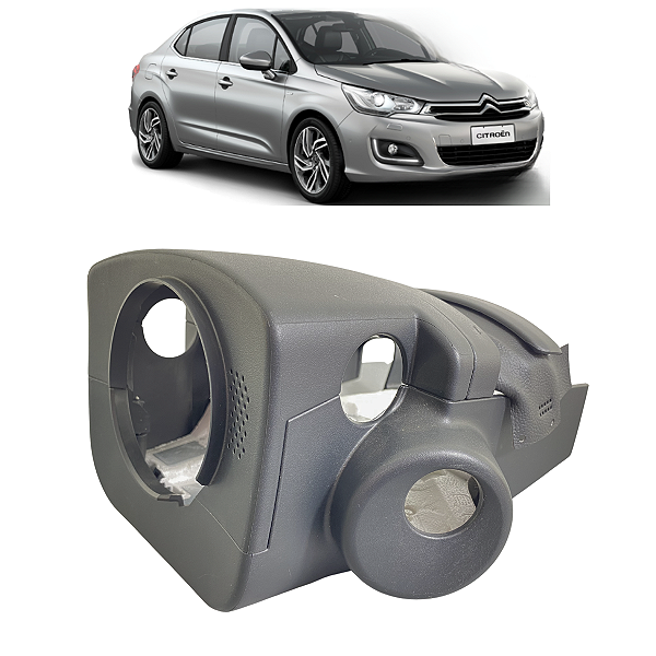 Moldura Coluna Direção Citroen C3 C4 2013 2014 2015 a 2020