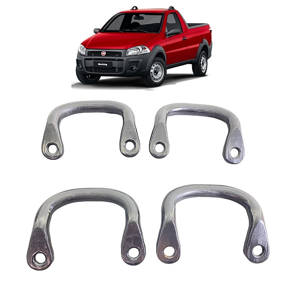 Kit Gancho Lateral Interno Caçamba Strada 2016 2017 2018