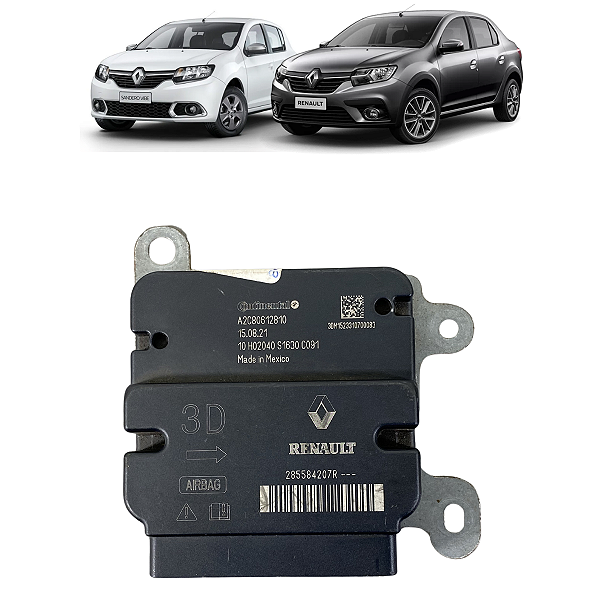 Módulo Airbag Renault Sandero Logan 2016 2017 2018 2019 2020