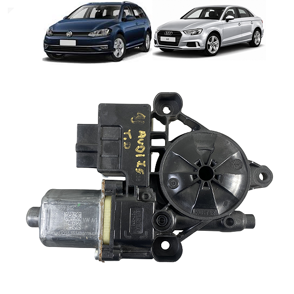 Motor Vidro Elétrico Traseiro Direito VW Golf Audi A3 2014