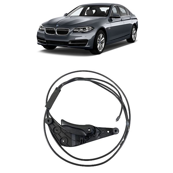 Cabo Abertura Capô BMW Serie 5 535i 3.0 2010 2011 2012 2013
