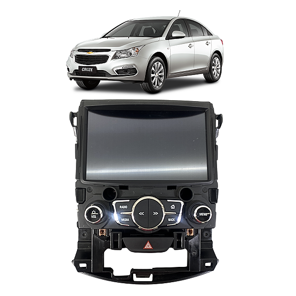 Central Multimídia Chevrolet Cruze 2016 2017 2018 2019