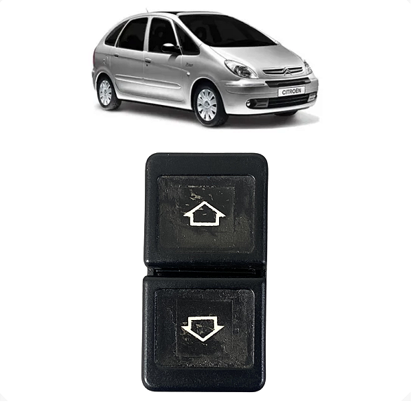 Botão Vidro Elétrico Traseiro Citroën Picasso 2003 a 2012