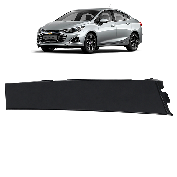 Moldura Porta Traseira Esquerda GM Cruze 2017 2018 2019 2020