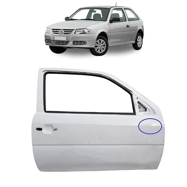 Porta Dianteira Direita VW Gol G3 2001 2p Para Recuperar
