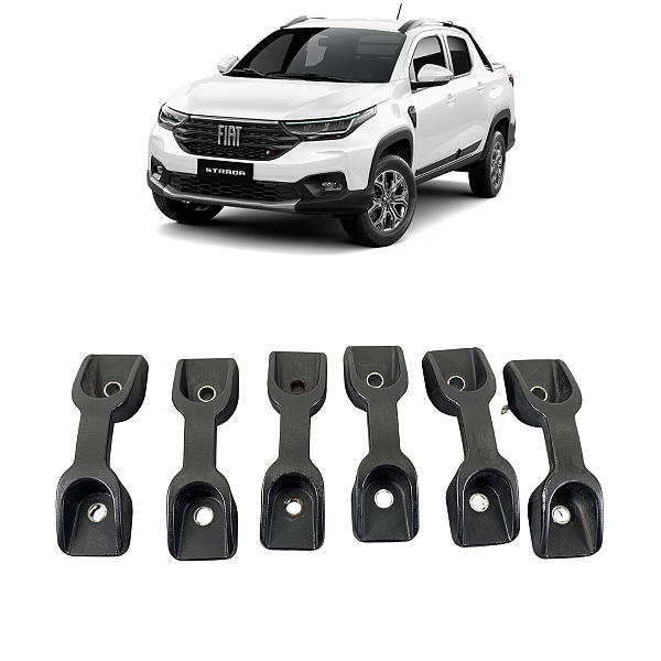 Jogo De Gancho Caçamba Fiat Strada 2021 2022 a 2024
