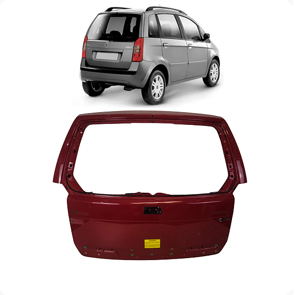 Tampa Traseira Fiat Idea Adventure 2014 2015 2016 C/Detalhe
