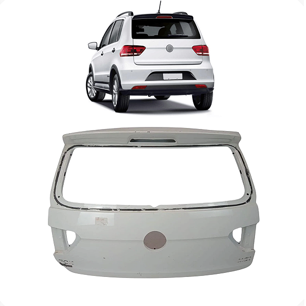 Tampa Traseira Volkswagen Fox MSI 2017 2018 2019 Detalhe