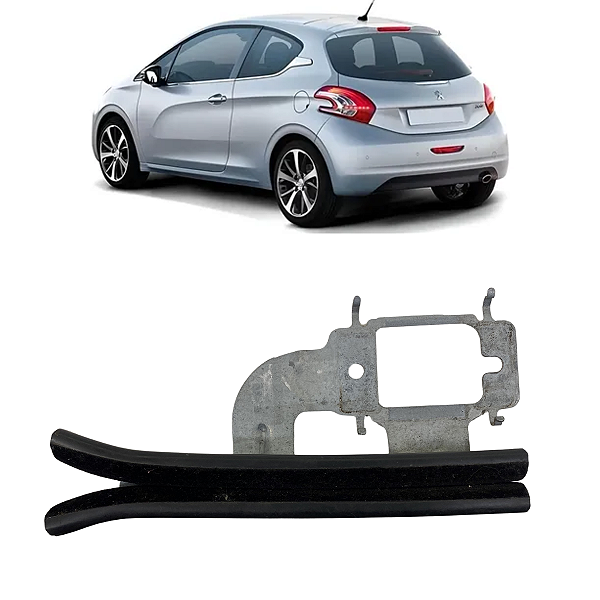 Guia Vidro Porta Traseira Esquerda Peugeot 208 2014 a 2016