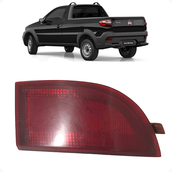 Refletor Traseiro Direito Fiat Strada 1.4 2016 2017 a 2020