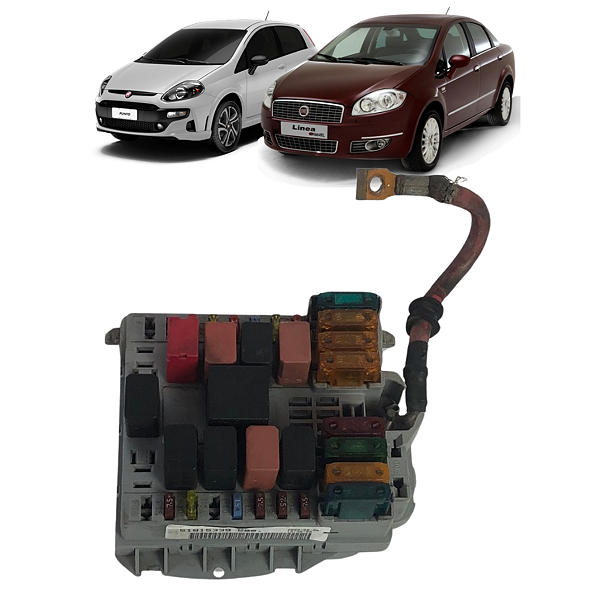 Caixa De Fusível Fiat Linea Punto 1.9 1.4 2010 2011 a 2014