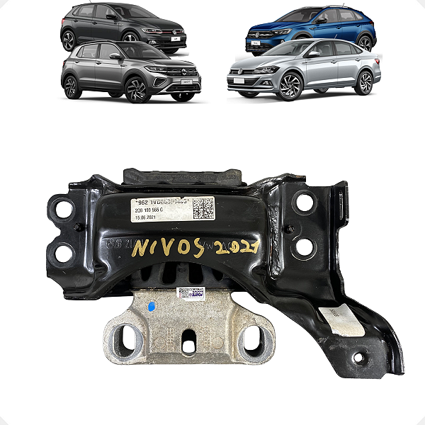 Coxim Motor Esquerdo VW Polo Nivus Virtus T-Cross 1.0