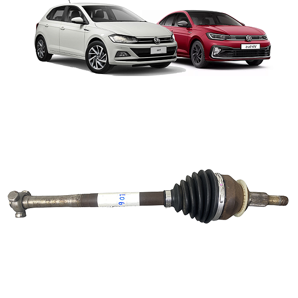 Semi Eixo Homocinetica Esquerda VW Polo Virtus 2018 a 2022