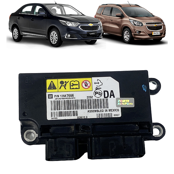 Módulo Airbag Chevrolet Spin Cobalt 2012 2013 2014 2015 2016