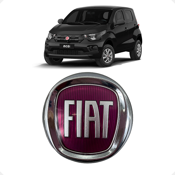Emblema Dianteiro Fiat Mobi 2016 2017 2018 2019 2020
