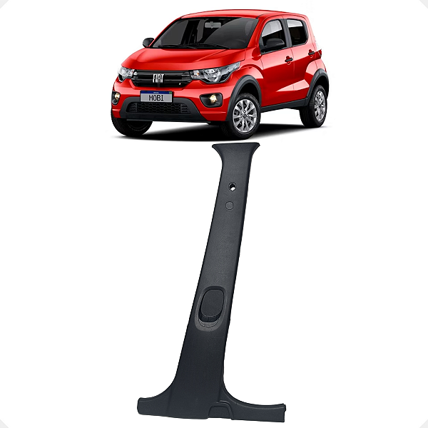 Moldura Coluna Central Direita Fiat Mobi 2020 2021 2022