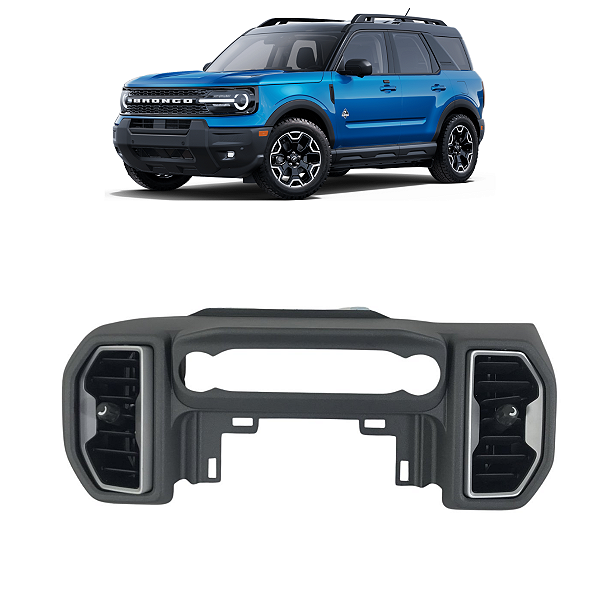 Moldura Difusor Ar Central Ford Bronco 2021 2022 2023 2024