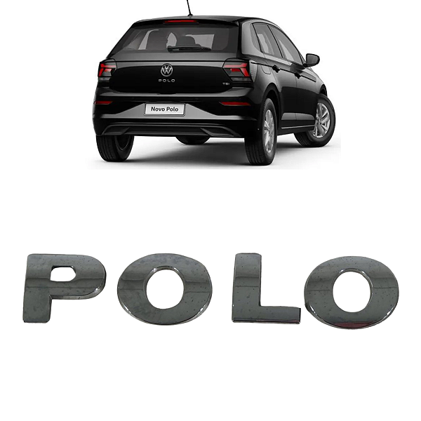Emblema Letreiro Tampa Traseira Volkswagen Polo 2018 2019