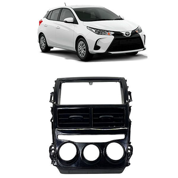Moldura  Difusor Ar Central Toyota Yaris 2022 2023 a 2025