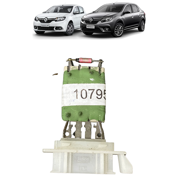 Resistencia Caixa Ar Renault Sandero Logan 2016 2017 a 2021