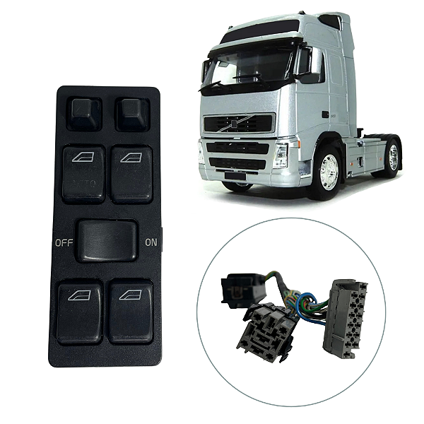 Comando Vidro Elétrico Volvo 440 460 1990 1991 1992 a 1997