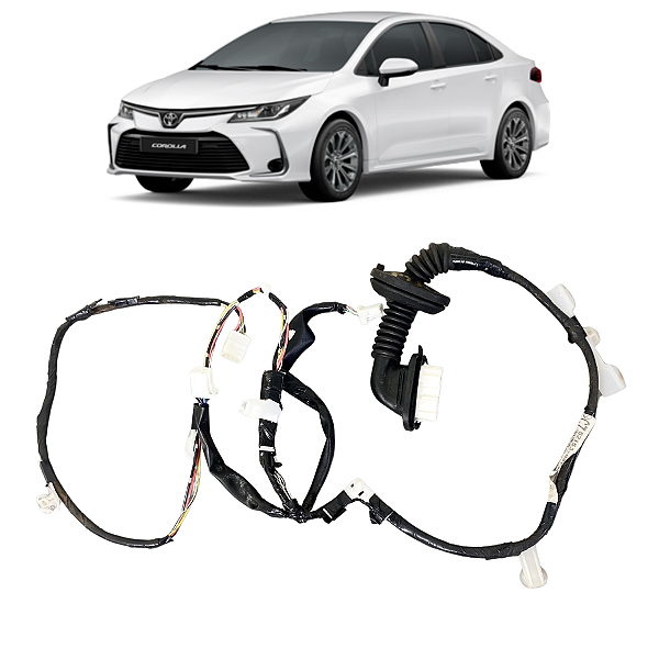 Chicote Porta Traseira Direita Corolla Xei 2016 a 2019