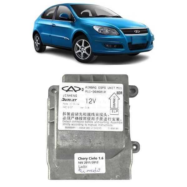Módulo Central AirBag Acionado Chery Cielo 1.6 2011 2012