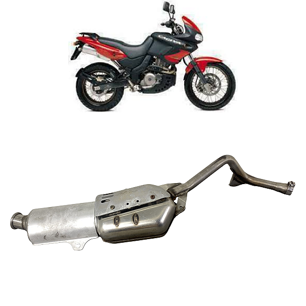 Escapamento Direito Cagiva Canyon 500cc 1996 1997 a 2002