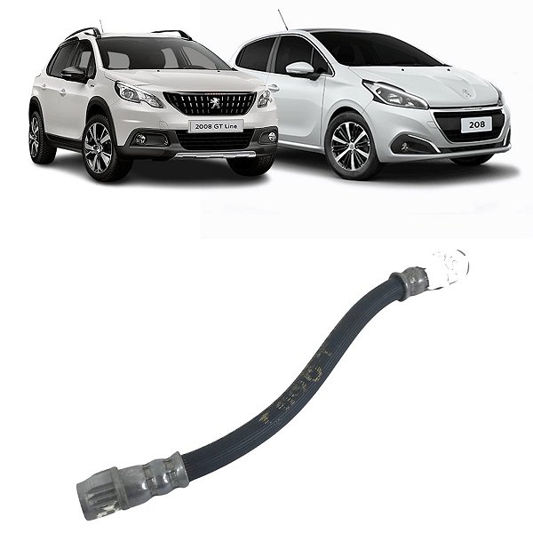 Flexível Freio Traseiro Direito Peugeot 2008 208 1.6 2018