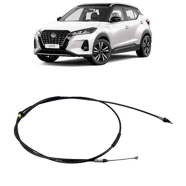 Cabo Abertura Capô Nissan Kicks 1.6 2018 2019 2020 2021 2022