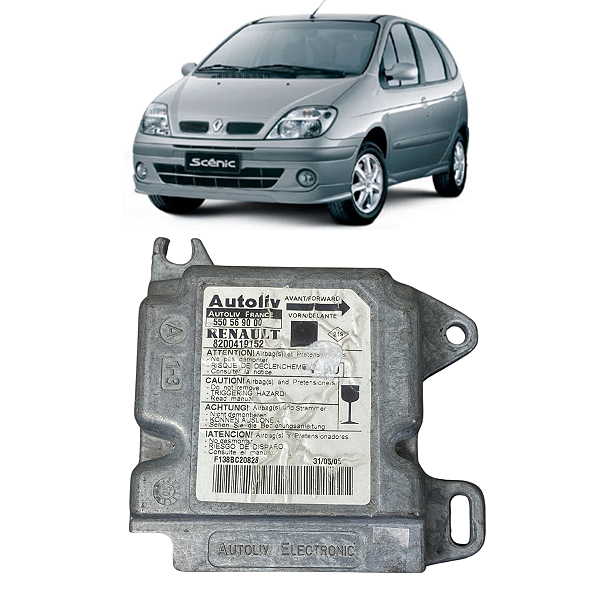 Módulo Airbag Renault Scenic 1999 2000 2001 2002 2003 a 2007