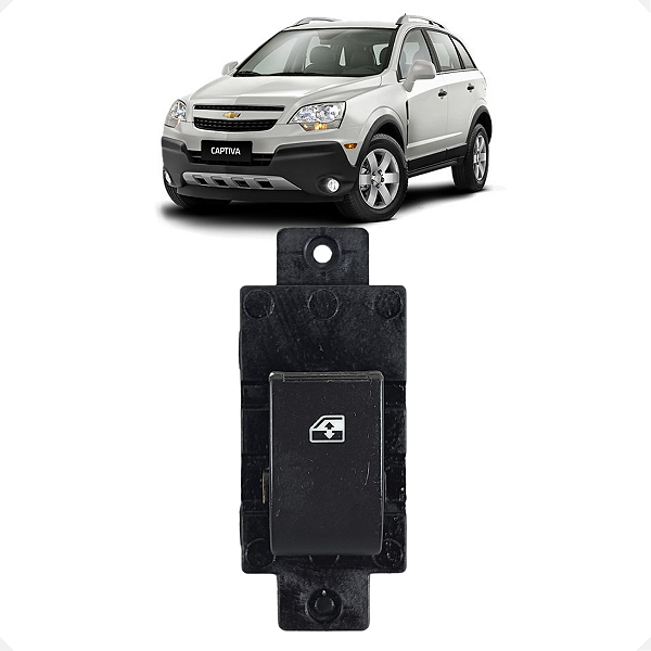 Botão Vidro Traseiro Chevrolet Captiva 2009 2010 2011 2012