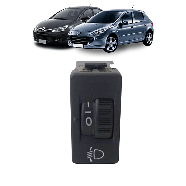 Botão Regulagem Farol Citroen C4 Peugeot 307 2009 a 2012