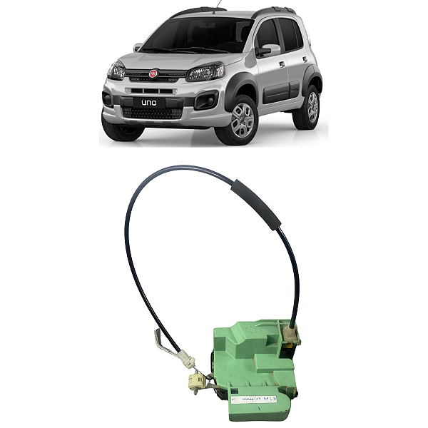 Fechadura Porta Dianteira Direita Fiat Uno 2011 2012 a 2014