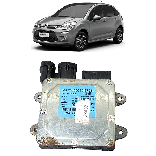 Módulo Direção Citroen C3 1.4 2003 2004 2005 2006 a 2012