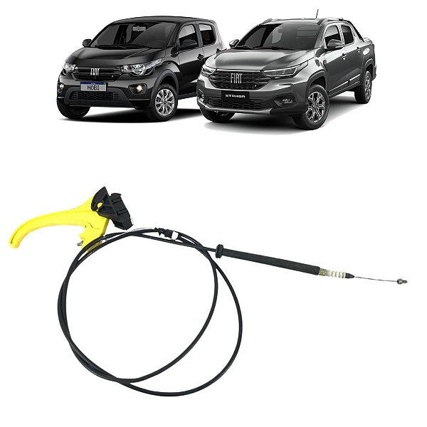 Cabo Abertura Capô Fiat Mobi Strada Cronos Uno 2017 2018