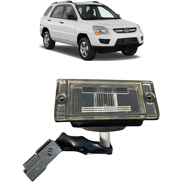 Luz Placa Traseira Direita Kia Sportage 2.0 2005 2006 a 2010