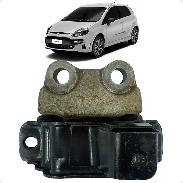 Coxim Motor Esquerdo Punto 1.4 2008 2009 2010 2011 2012