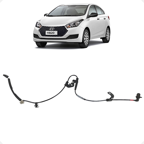 Sensor ABS Traseiro Hyundai HB20 2013 2014 2015 2016 a 2020