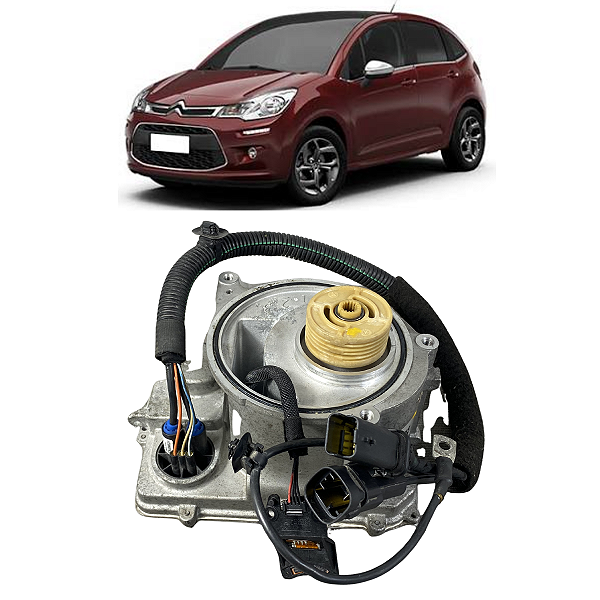 Motor Caixa Direção Citroën C3 Exclusive 1.6 2018 2019 2020