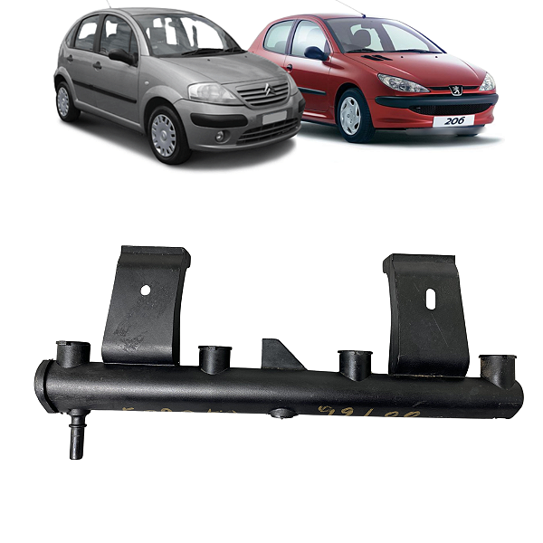 Flauta Bico Injetor Peugeot 206 Citroën C3 1.6 2006 2007