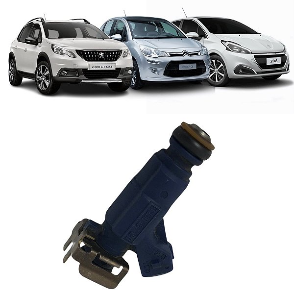 Bico Injetor Peugeot 2008 208 Citroen C3 1.6 2013 A 2019