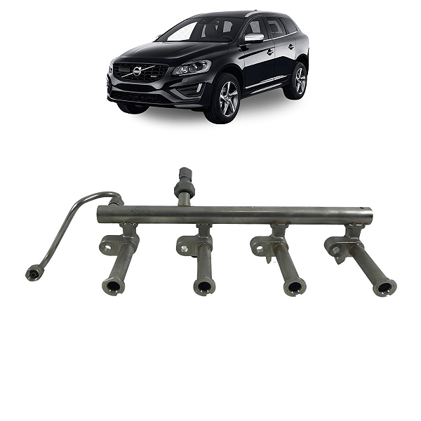 Flauta Bico Injetor Volvo XC60 2.0 T5 T6 2014 2015 2016 2017
