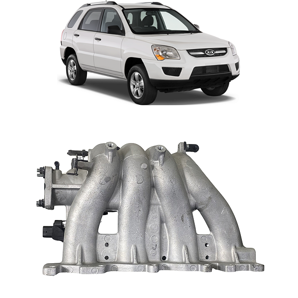 Coletor Admissão Kia Sportage 2.0 2005 2006 2007 2008 a 2010
