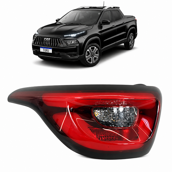 Lanterna Traseira Esquerda Fiat Toro 2016 2017 2018 a 2023